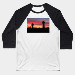 Sunset at Durham Cathedral Baseball T-Shirt